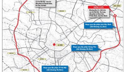 Thẩm định xong dự án đường vành đai 4 Hà Nội trong tháng 10/ 2021